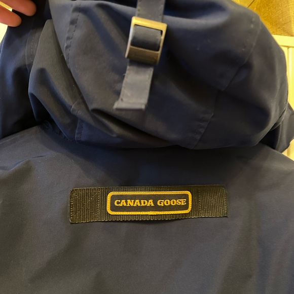 Canada Goose Langford Parka 2062MT Atlantic Navy Size Small (no fur) - Picture 9 of 14